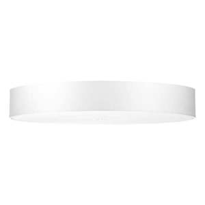 Biele stropné svietidlo s textilným tienidlom ø 90 cm Herra – Nice Lamps vyobraziť