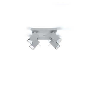 Sivé bodové svietidlo 25x25 cm Toscana – Nice Lamps vyobraziť