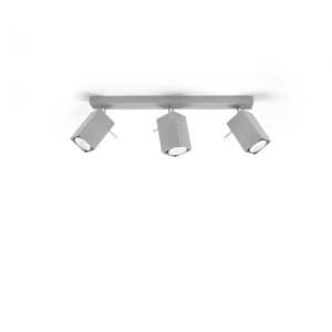 Sivé bodové svietidlo 6x45 cm Toscana – Nice Lamps vyobraziť