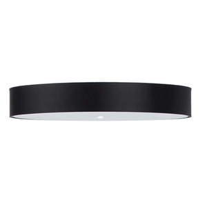 Čierne stropné svietidlo s textilným tienidlom ø 90 cm Herra – Nice Lamps vyobraziť