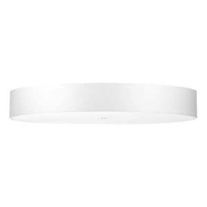 Biele stropné svietidlo s textilným tienidlom ø 100 cm Herra – Nice Lamps vyobraziť