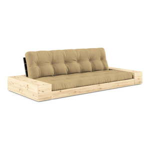 Rozkladacia pohovka v horčicovej farbe 244 cm Base – Karup Design vyobraziť