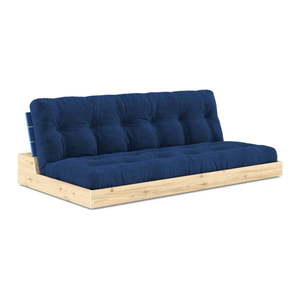 Modrá menčestrová rozkladacia pohovka 196 cm Base – Karup Design vyobraziť
