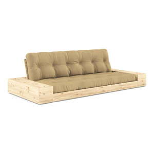 Rozkladacia pohovka v horčicovej farbe 244 cm Base – Karup Design vyobraziť