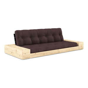 Tmavohnedá rozkladacia pohovka 244 cm Base – Karup Design vyobraziť