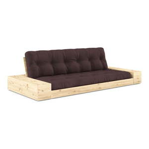 Tmavohnedá rozkladacia pohovka 244 cm Base – Karup Design vyobraziť