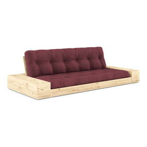 Vínová rozkladacia pohovka 244 cm Base – Karup Design vyobraziť