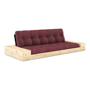 Vínová rozkladacia pohovka 244 cm Base – Karup Design vyobraziť