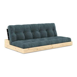 Modrá menčestrová rozkladacia pohovka 196 cm Base – Karup Design vyobraziť