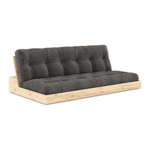 Čierno-antracitová menčestrová rozkladacia pohovka 196 cm Base – Karup Design vyobraziť