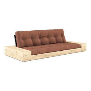 Rozkladacia pohovka v tehlovej farbe 244 cm Base – Karup Design vyobraziť