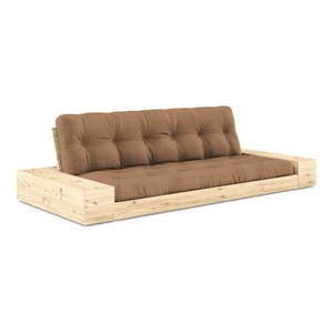 Hnedá rozkladacia pohovka 244 cm Base – Karup Design vyobraziť