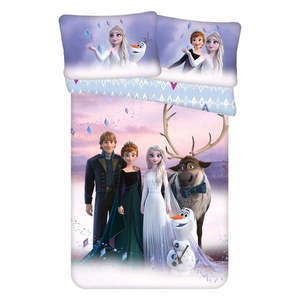 Bavlnené detské obliečky do postieľky 100x135 cm Frozen 2 – Jerry Fabrics vyobraziť