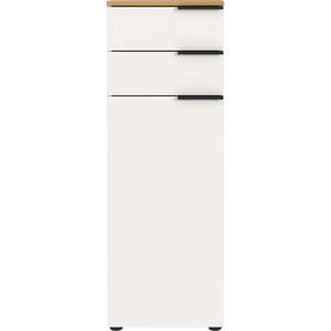 Biela vysoká kúpeľňová skrinka 39x111 cm Menen – Germania vyobraziť