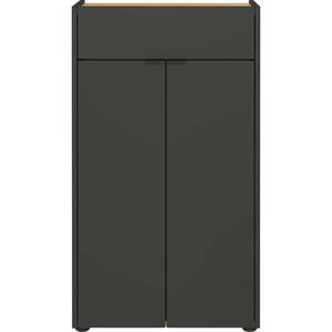 Antracitová vysoká kúpeľňová skrinka 60x98 cm Forano – Germania vyobraziť