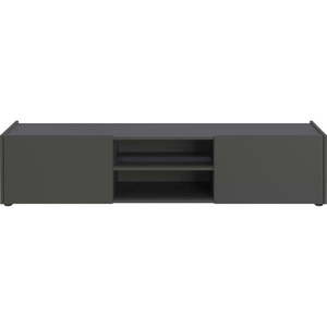TV stolík v dekore duba v antracitovo-prírodnej farbe 164x35 cm Schlangen – Germania vyobraziť