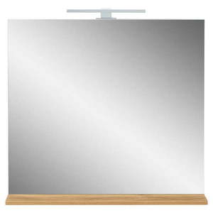 Nástenné zrkadlo s osvetlením/s poličkou 76x75 cm Menen – Germania vyobraziť