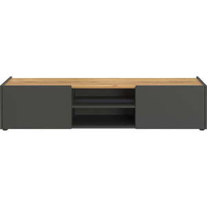 Antracitový TV stolík 164x35 cm Schlangen – Germania vyobraziť