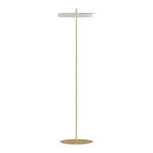Biela LED stojacia lampa so stmievačom s kovovým tienidlom (výška 151 cm) Asteria Floor – UMAGE vyobraziť