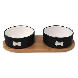 Keramická súprava misiek s podstavcom pre psa ø 13 cm Dog Fantasy – Plaček Pet Products vyobraziť