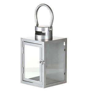 Kovový lampáš (výška 23 cm) Modern – Esschert Design vyobraziť