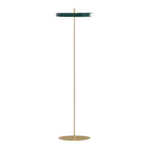 Tmavozelená LED stojacia lampa so stmievačom s kovovým tienidlom (výška 151 cm) Asteria Floor – UMAGE vyobraziť