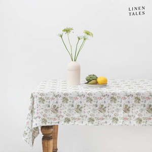 Ľanový obrus 140x300 cm White Botany – Linen Tales vyobraziť