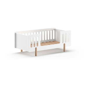 Biela postieľka z borovicového dreva 70x140 cm SMILE – Vipack vyobraziť