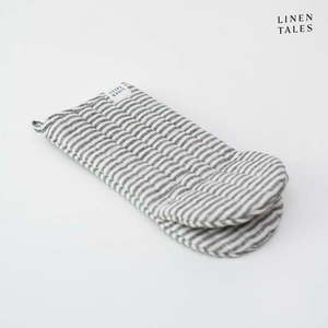 Ľanová chňapka Thin Black Stripes – Linen Tales vyobraziť