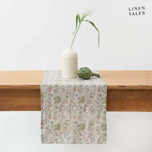 Ľanový behúň na stôl 40x200 cm Botany 2 Lightweight – Linen Tales vyobraziť