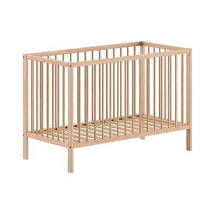 Postieľka z borovicového dreva v prírodnej farbe 60x120 cm DINO – Vipack vyobraziť