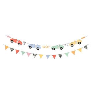 Girlanda Race Cars – Meri Meri vyobraziť