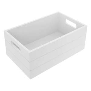 Biely drevený úložný box 36x26x15 cm – Orion vyobraziť