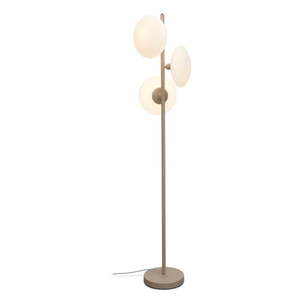 Krémovobiela stojacia lampa so skleneným tienidlom (výška 161 cm) Sapporo – it's about RoMi vyobraziť