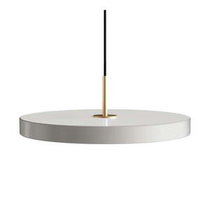 Svetlosivé LED závesné svietidlo s kovovým tienidlom ø 43 cm Asteria Medium – UMAGE vyobraziť