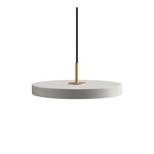 Svetlosivé LED závesné svietidlo s kovovým tienidlom ø 31 cm Asteria Mini – UMAGE vyobraziť
