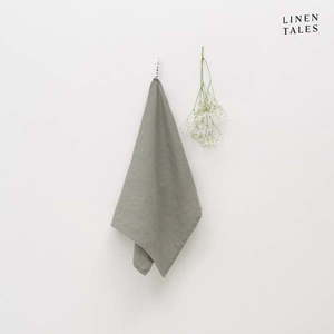 Ľanová utierka 45x65 cm Khaki – Linen Tales vyobraziť