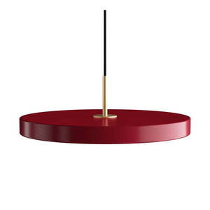 Červené LED závesné svietidlo s kovovým tienidlom ø 43 cm Asteria Medium – UMAGE vyobraziť