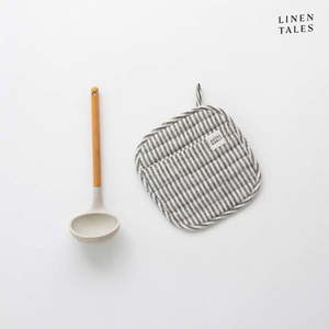 Ľanová chňapka Thin Black Stripes – Linen Tales vyobraziť