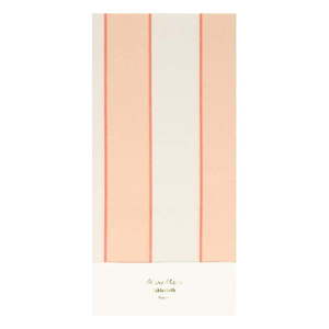 Obrus 137x259 cm Peach Stripe – Meri Meri vyobraziť
