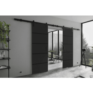 KIER Posuvné dvere LORNI PLUS DUO | 212 cm Farba: Grafit vyobraziť