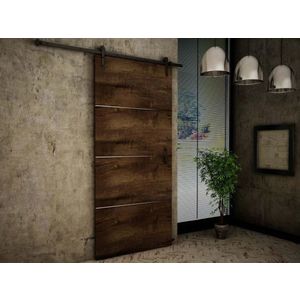 KIER Posuvné dvere RETRO PLUS | 80 cm Farba: jaseň tmavý vyobraziť