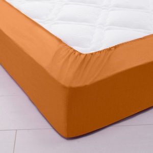 Bavlnená jednofarebná napínacia plachta zn. Colombine® s hĺbkou rohov 32 cm vyobraziť
