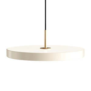 Krémovobiele LED závesné svietidlo so stmievačom s kovovým tienidlom ø 43 cm Asteria Plus Medium – UMAGE vyobraziť