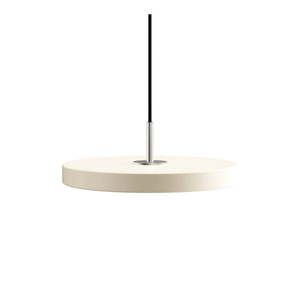 Krémovobiele LED závesné svietidlo so stmievačom s kovovým tienidlom ø 31 cm Asteria Plus Mini – UMAGE vyobraziť