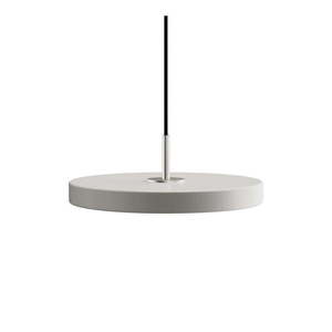 Svetlosivé LED závesné svietidlo s kovovým tienidlom ø 31 cm Asteria Mini – UMAGE vyobraziť