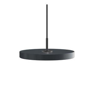 Antracitovosivé LED závesné svietidlo s kovovým tienidlom ø 31 cm Asteria Mini – UMAGE vyobraziť