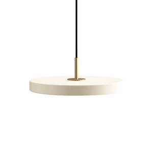 Krémovobiele LED závesné svietidlo so stmievačom s kovovým tienidlom ø 31 cm Asteria Plus Mini – UMAGE vyobraziť