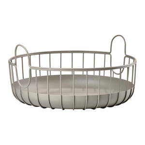 Drôtený kovový košík ø 38x18 cm Inu – Zone vyobraziť