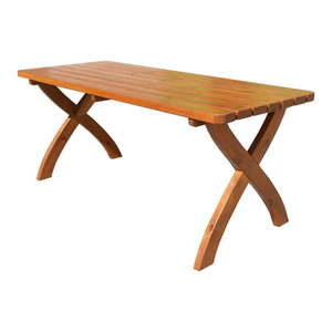Záhradný jedálenský stôl z borovicového dreva 70x180 cm Strong – Rojaplast vyobraziť